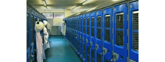  High-Density Plastic Lockers Perfect for the Food Industry 