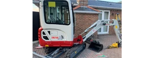 Takeuchi TB216 Excavator with Breaker