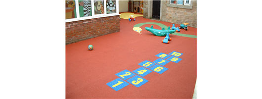 SAFETY SURFACING Wetpour & Hopscotch