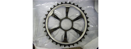 Refurbished gear wheel
