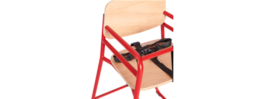 Juno Bambino Highchair Red