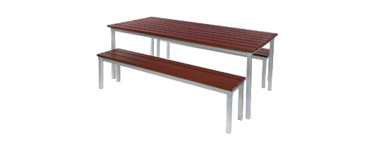 Enviro Outdoor Table And Bench Set