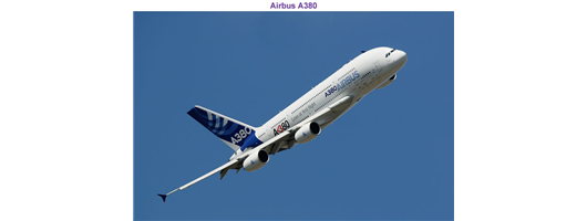 Past Projects - Airbus A380