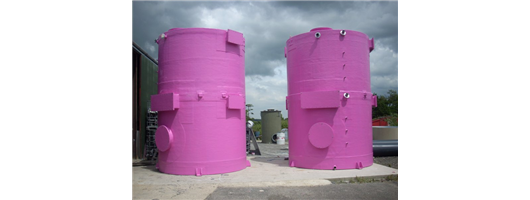 Carbon Filters Destined for the Olympic Park (Dubbed Pinky & Perky)