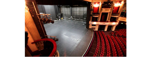Harlequin Standfast for the new stage at Birmingham Hippodrome