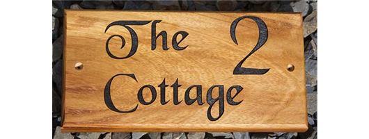 Wooden House Signs