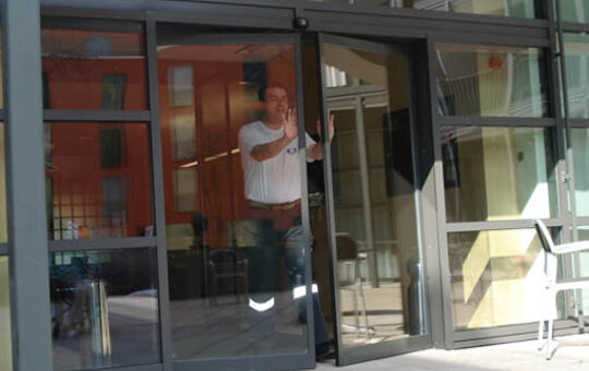 record TOS – Sliding Door Provide Emergency Access