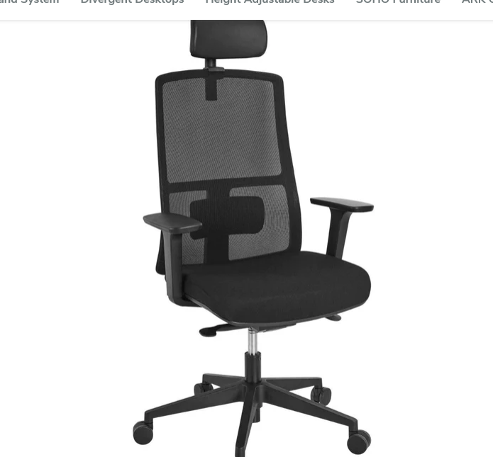 ARK BLACK Mesh Office Chair 