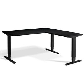Advance Black Corner Style Height Adjustable Desk 