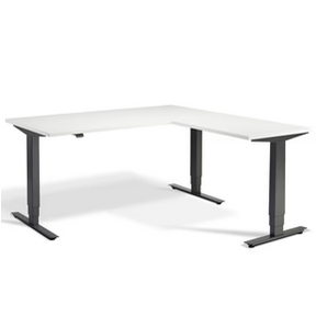 Advance Anthracite Corner Style Height Adjustable Desk 