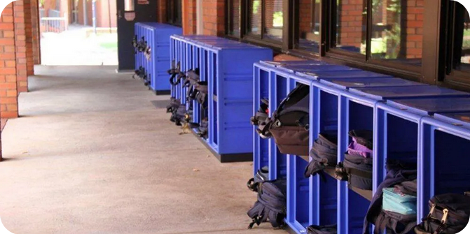 Maintenance Free School Lockers