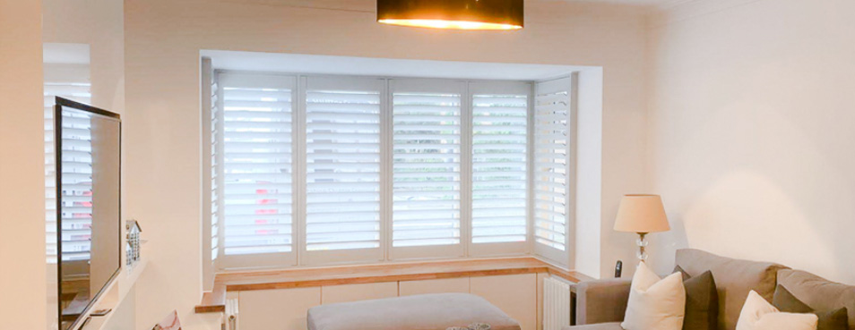Plantation Shutters with Hidden Hinges