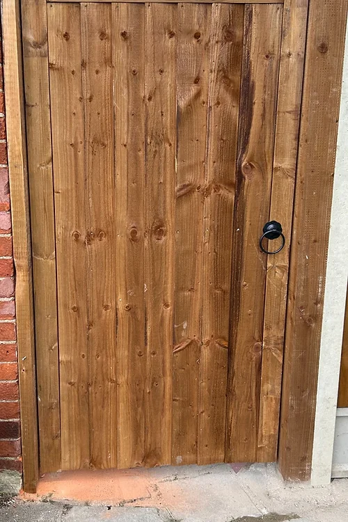 Fully Framed Feather Edge Gates