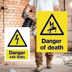 Electrical Hazard Signs 