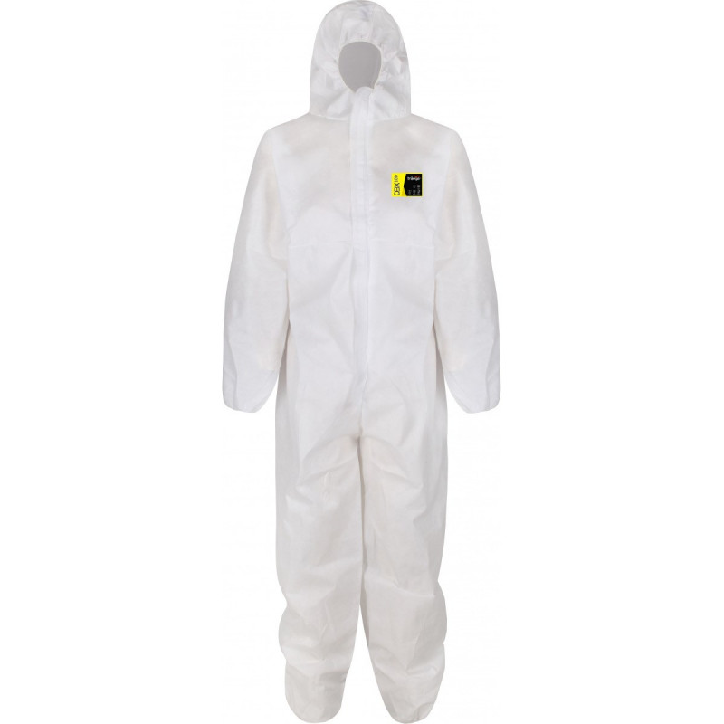 DBX100 Type 5/6 Base Coverall White - SMS with Anti-Static Properties