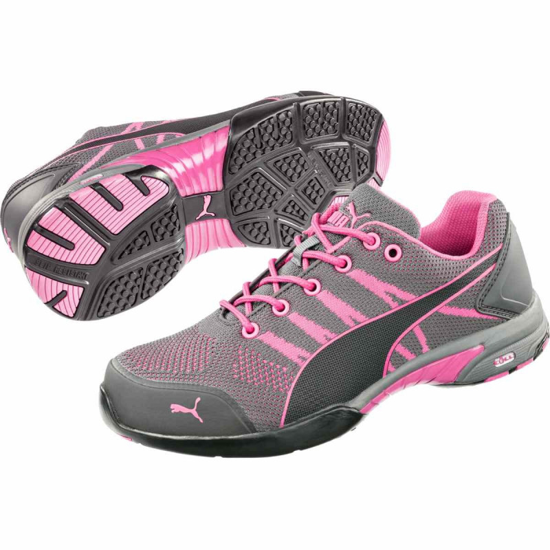 Puma Safety Celerity Knit Ultra Lightweight Womans Safety Trainer Pink