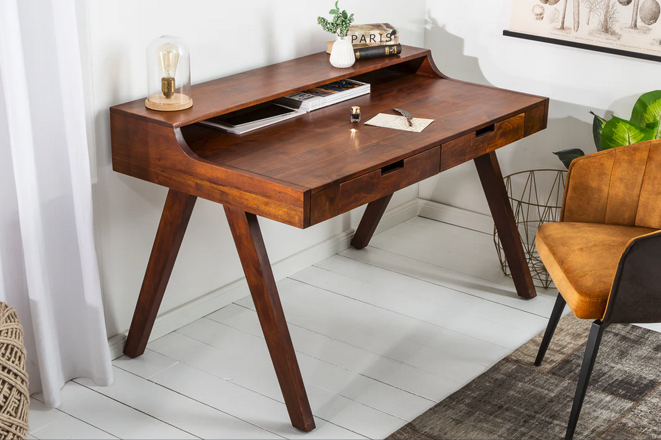 Desk Monsoon 100cm Acacia Wood Brown