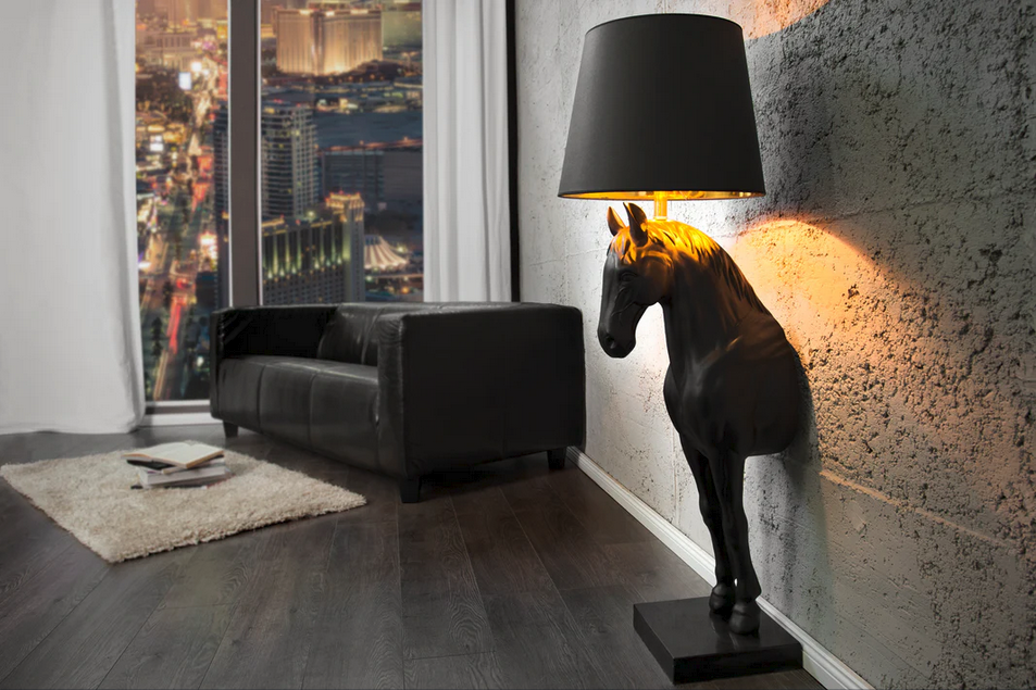 Floor Lamp Black Beauty 130cm Black