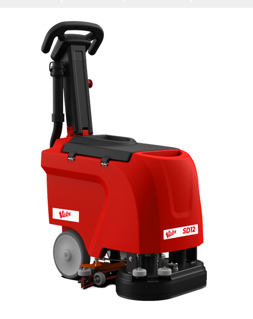 Victor SD12 Scrubber Dryer – Compact 12l Walk Behind