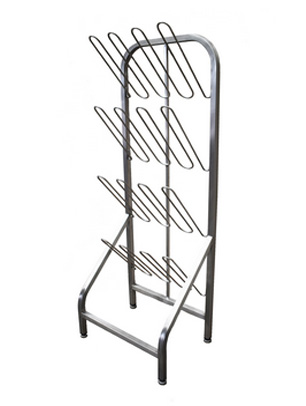 Stainless Steel Free Standing Boot Rack