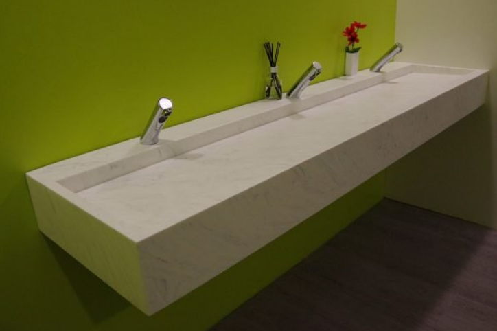 Solid Surface Wash Trough