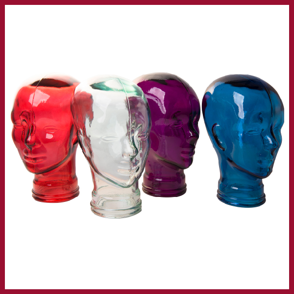 Glass head: Selection of colours