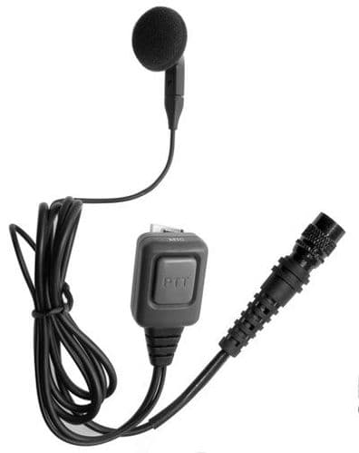 Earbud with microphone and PTT