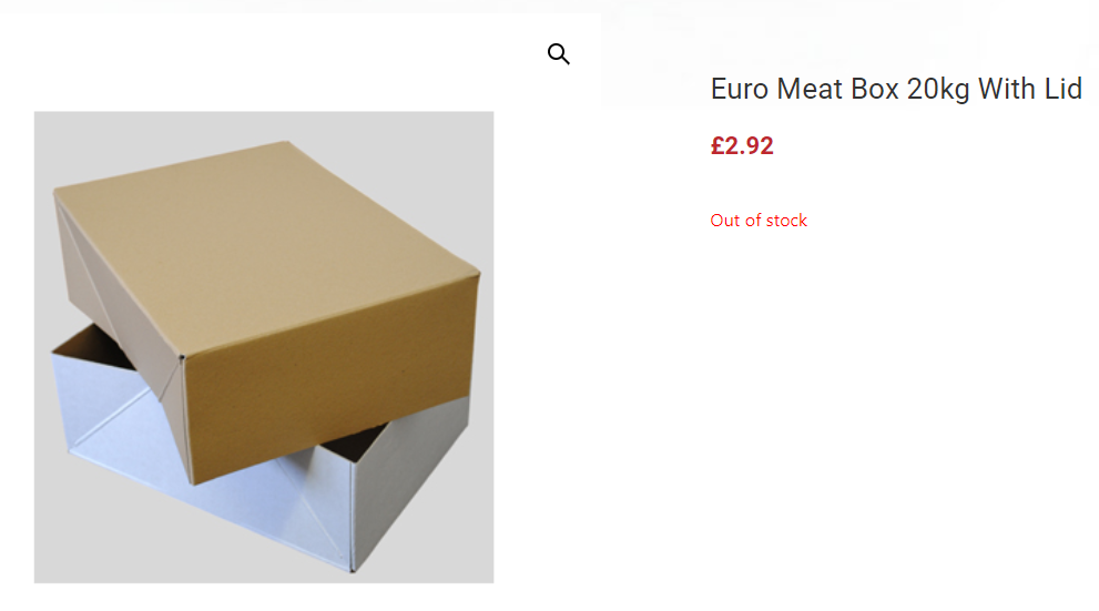 Euro Meat Box 20kg With Lid
