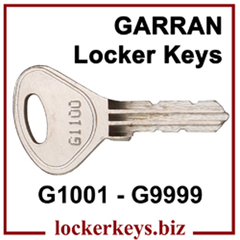 Garran Locker Keys G1001-G9999