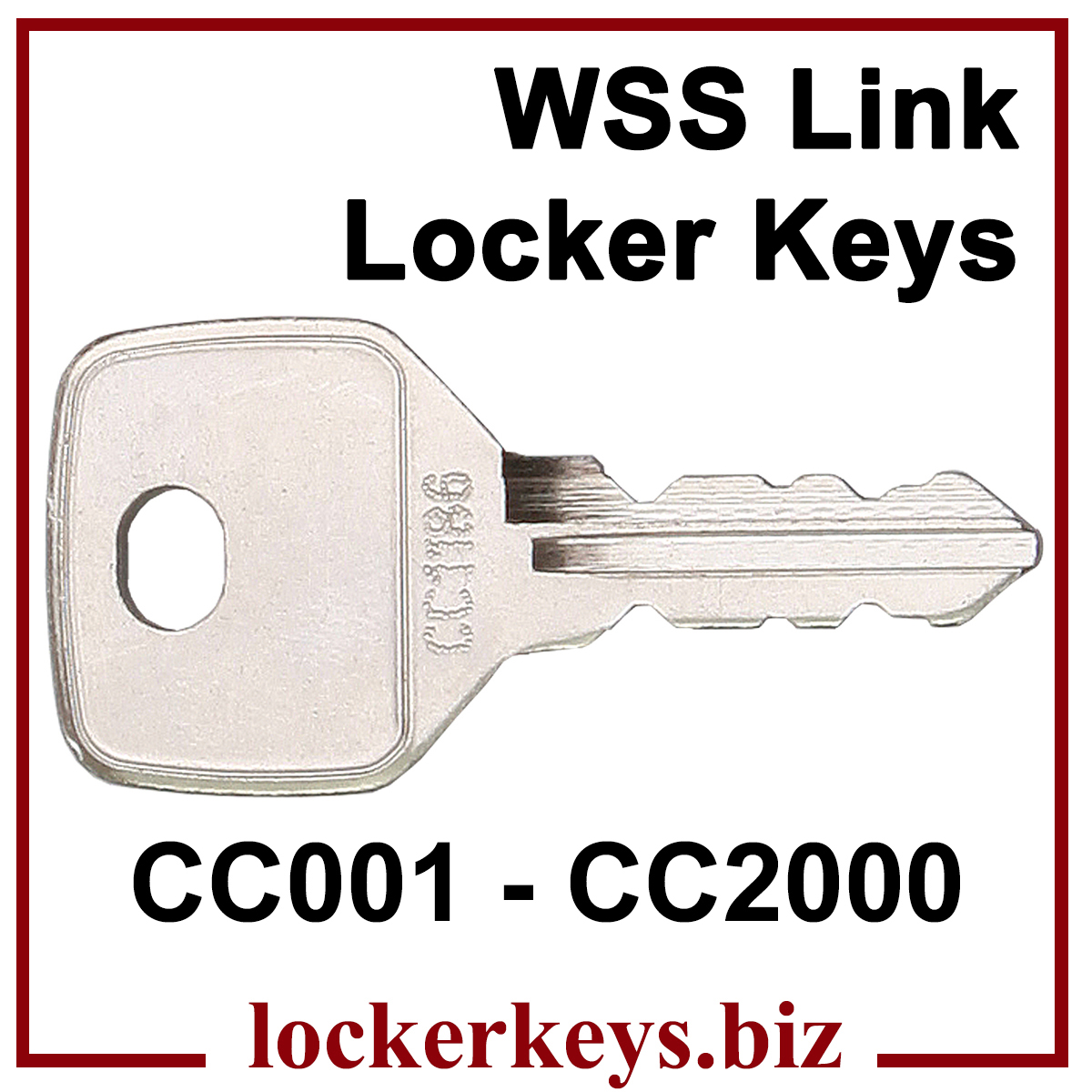 WSS Ronis Link CC Locker Keys CC001 - CC2000