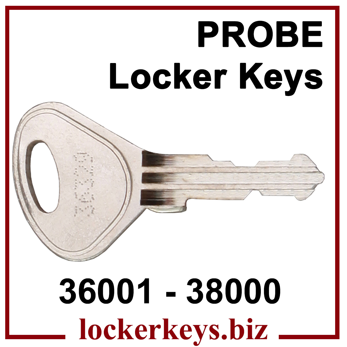 Probe Locker Keys cut to code