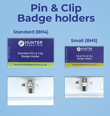 Pin & Clip Badge Holders