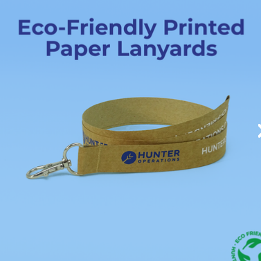 Eco-Friendly Paper Lanyards