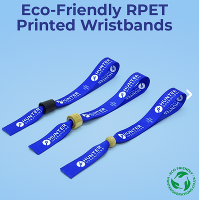 Eco-Friendly RPET Printed Wristbands