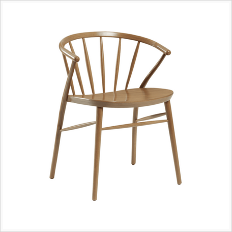 Albany Spindle Back Armchair – Antique Oak