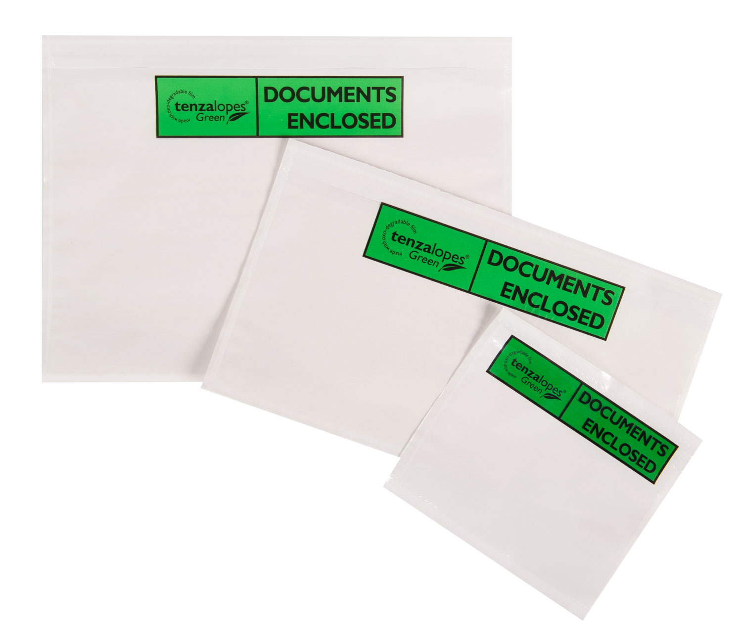 Tenzalopes Green Document Wallets, biodegradable, A5 size (printed DOCUMENTS ENCLOSED), Price per Box 1000