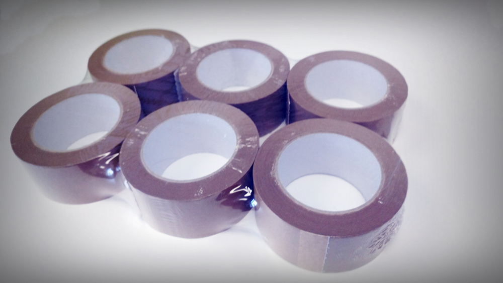 ECO Paper Packaging Tape, 50mm x 50mtr, Brown, PSA, Price per Pack of 6
