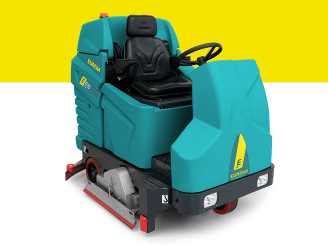 Large Ride On Scrubber Dryer with Debris Catch (E110) 