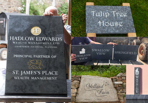 Slate, Granite & Stone Signage