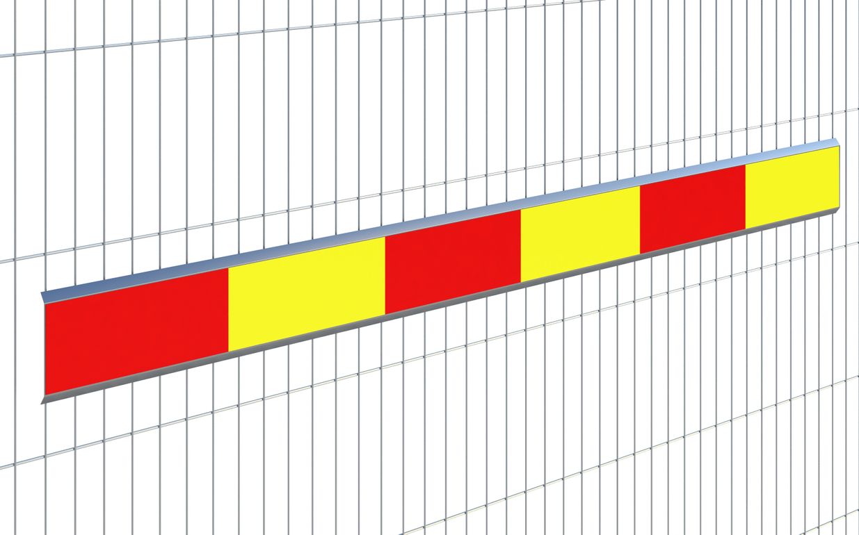 Reflective Board (Metal) Red-Yellow