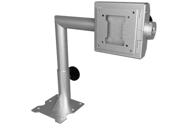 Stainless Steel Bench Mount Arm Swivel