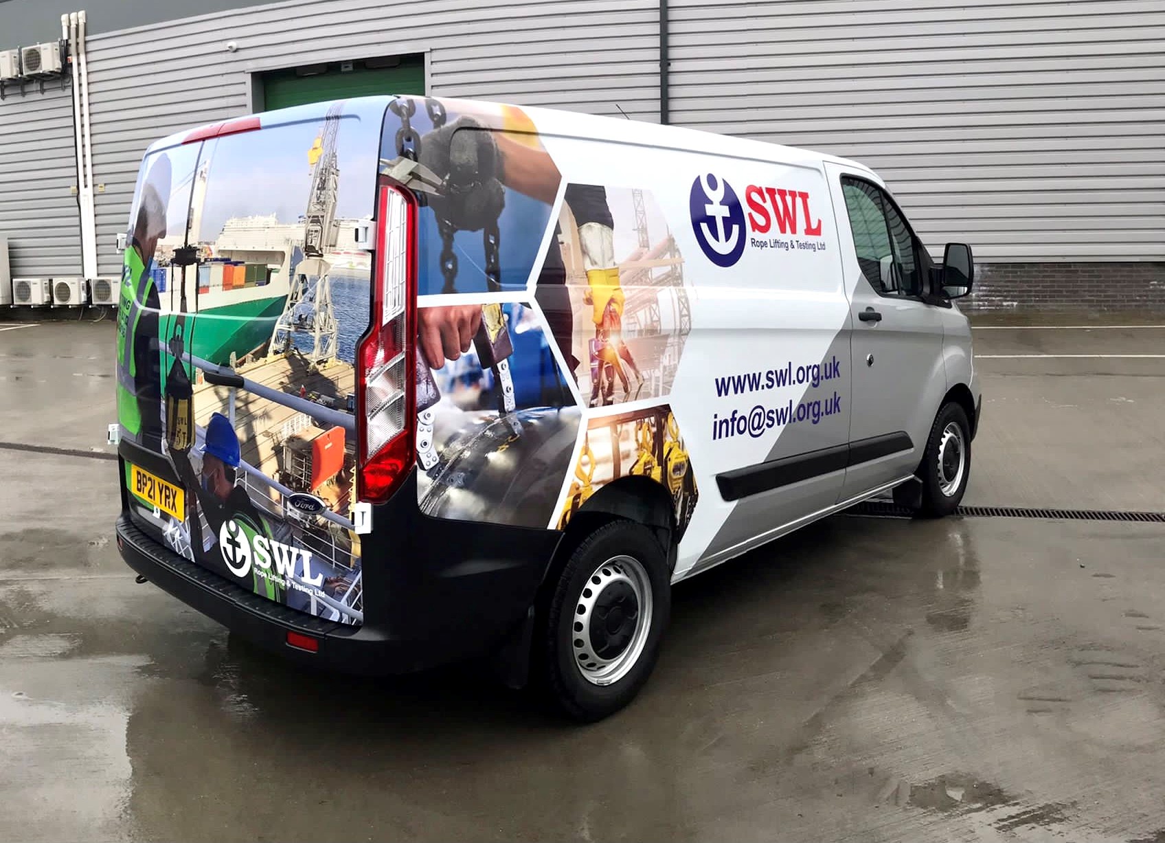 Commercial Vehicle wrap - van branding