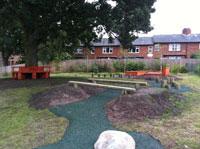 Tk play have been working alongside Landscape Architects to develop a Natural play area