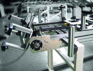 UMS pallet circulation conveyor from MiniTec