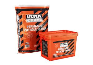 Permanent Pothole Repair, cold lay asphalt concrete from Ultracrete