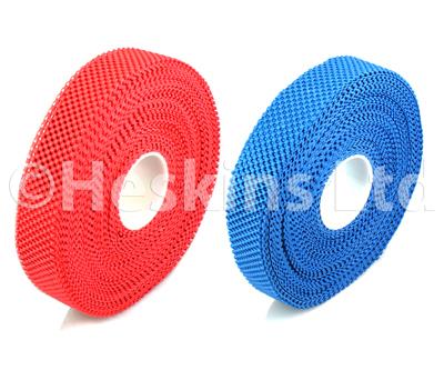 red and blue non slip fabric