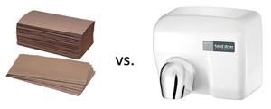 Hand dryers vs paper towels - which would you choose ?