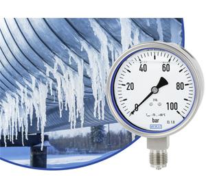 New pressure gauge withstands extreme cold down to -70 &deg;C