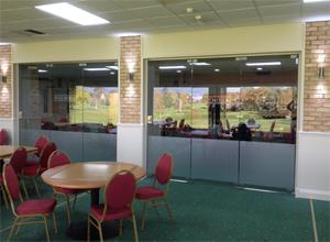 Glass Partitions &minus; the way forward for Gainsborough Golf Club