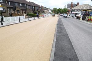 Bituchem''s heavy duty material used to brighten road in redbridge